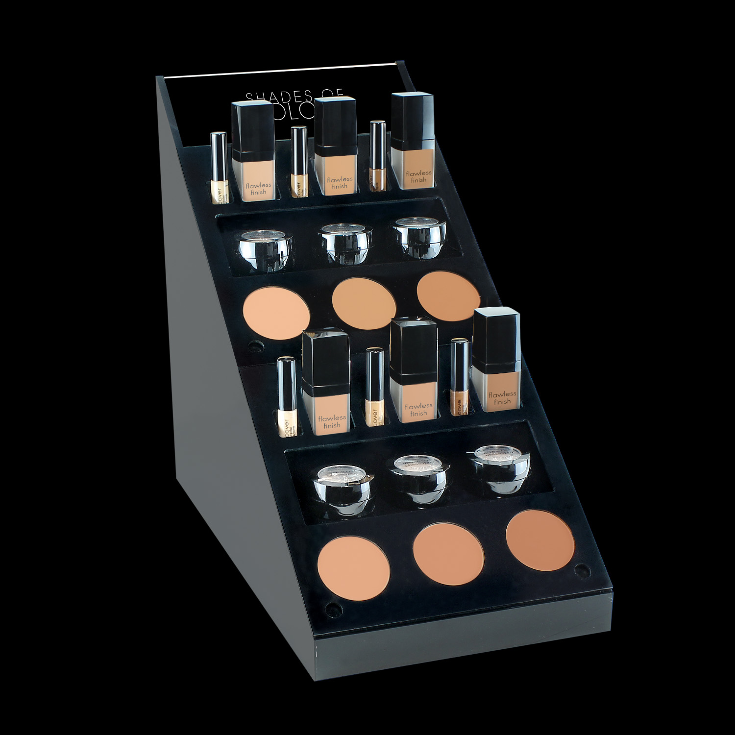 Classic packaging Visionary faceware displays to create an exquisite retail environment with ease