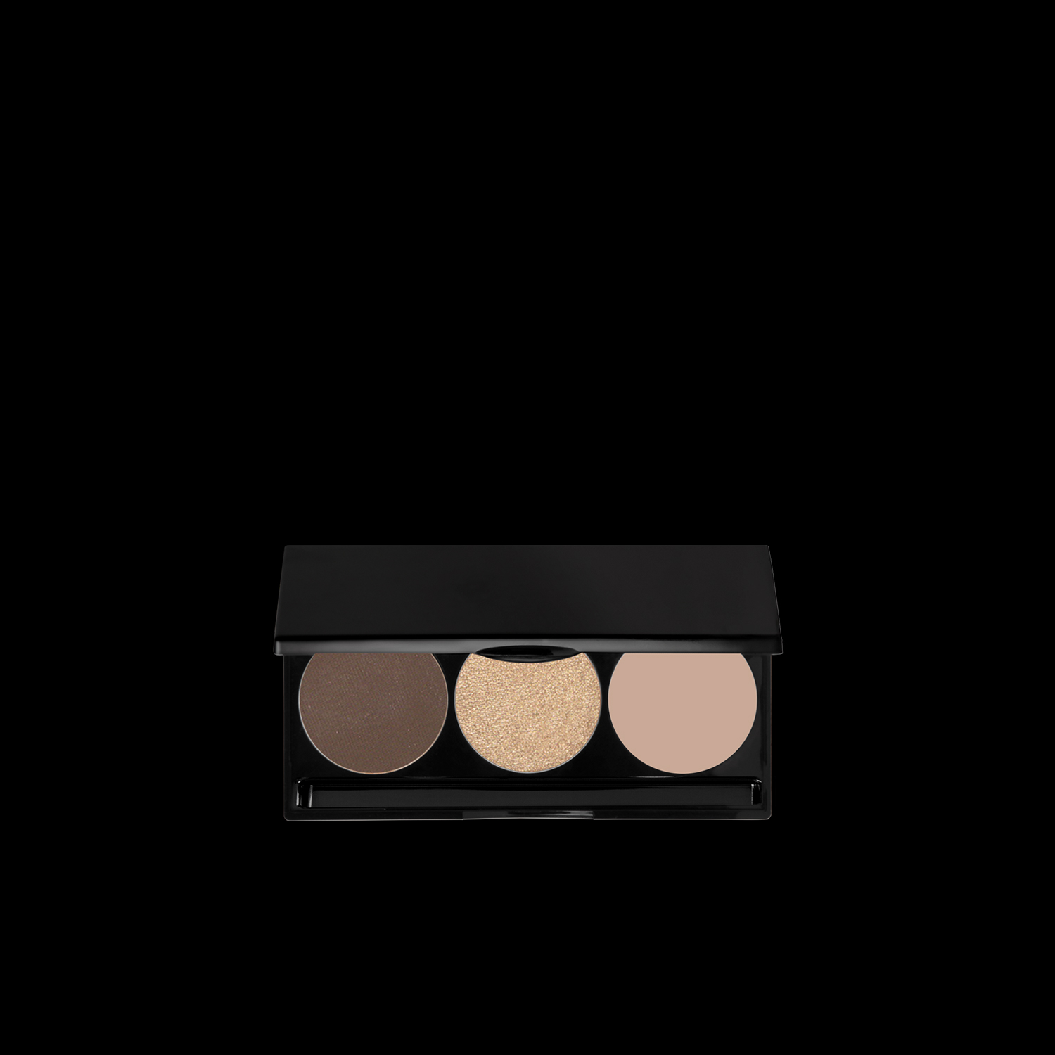 3 well pre filled brow palette with applicator