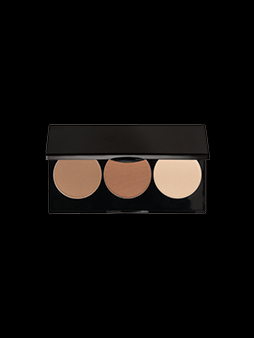 3 Well Powder Contour Palette Filled