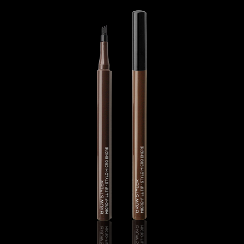 Brow Styler Pen, Recreate natural hair-like strokes, easy glide liquid ink, 8-hour water resistant formula