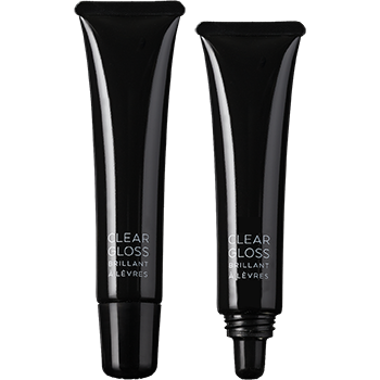BLAK packaging clear lipgloss