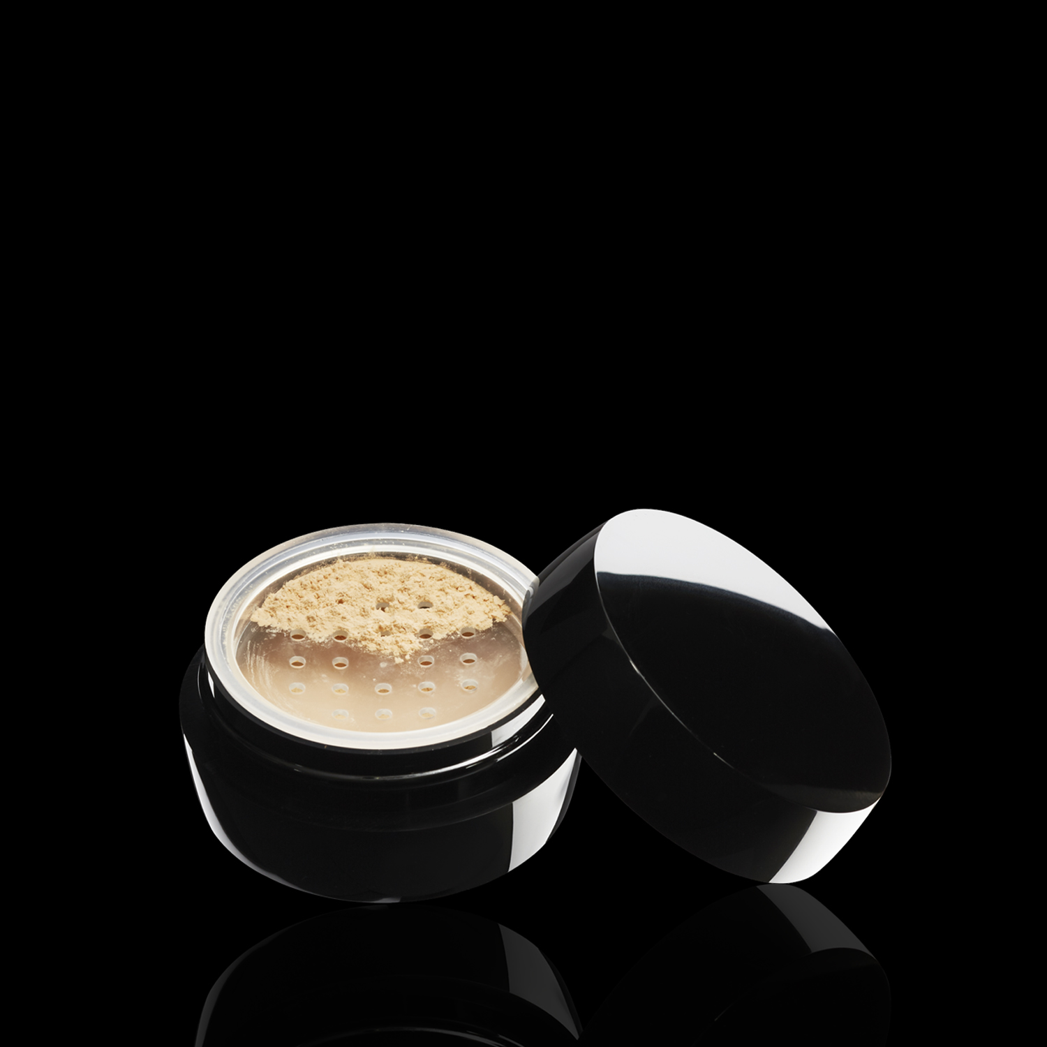 Blak packaging loose powder