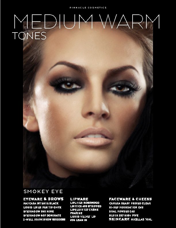 MEDIUM WARM TONES<br>SMOKEY EYE
