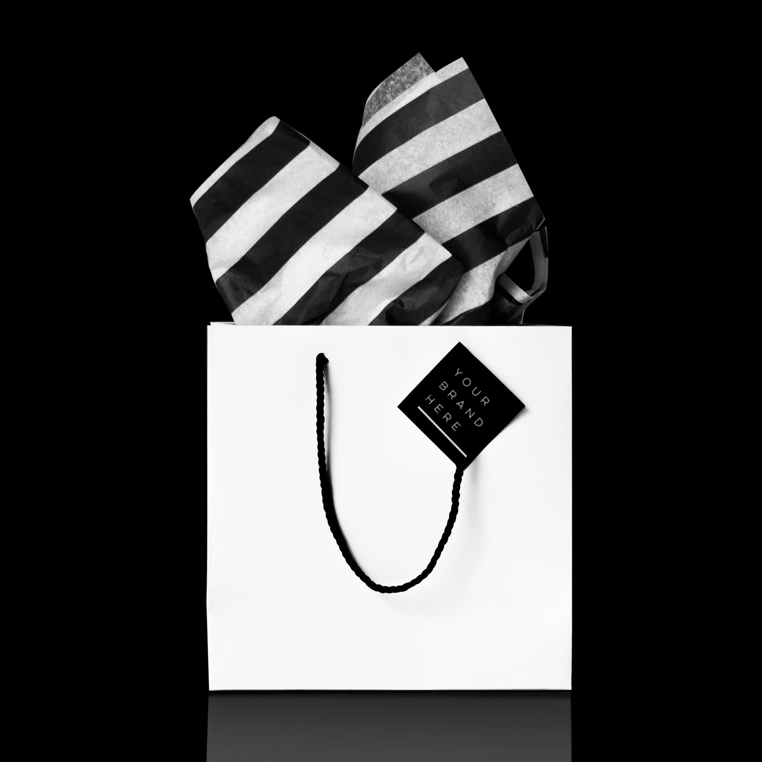 WHITE GIFT BAG 