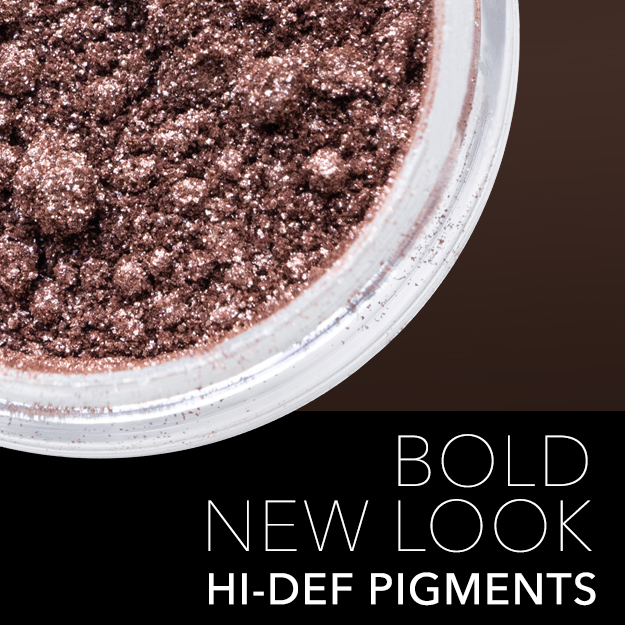Hi Def Pigments, use on eyes, face or body, mix with lotion or gloss, use as liner with transformer