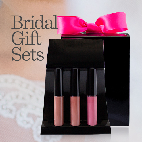 private label cosmetics bridal lip trio gift sets